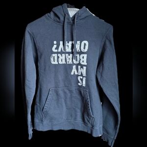 Youth Small Black Graphic Hoodie